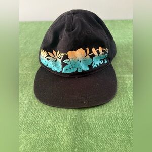 Vans Black Snapback Cap with White Logo Tab